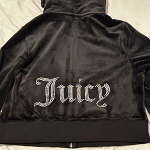 Juicy Couture velour zip up hoodie